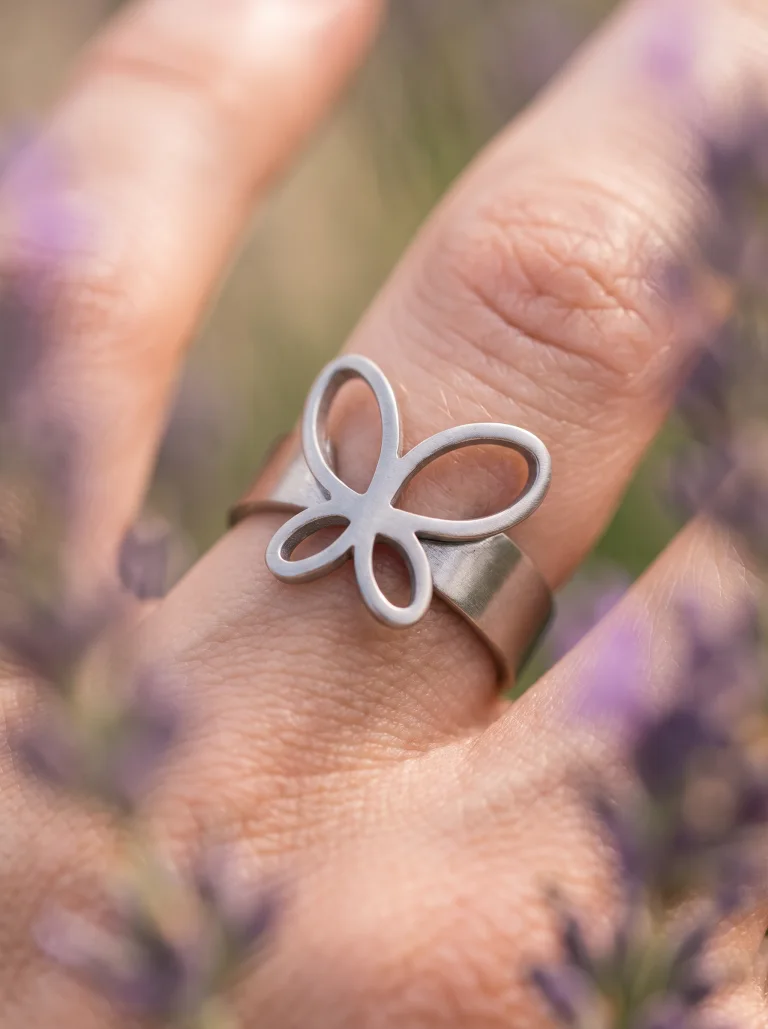 Bague Papillon, mise en situation 2