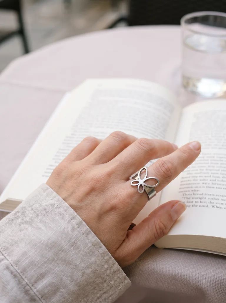Bague Papillon, mise en situation 3
